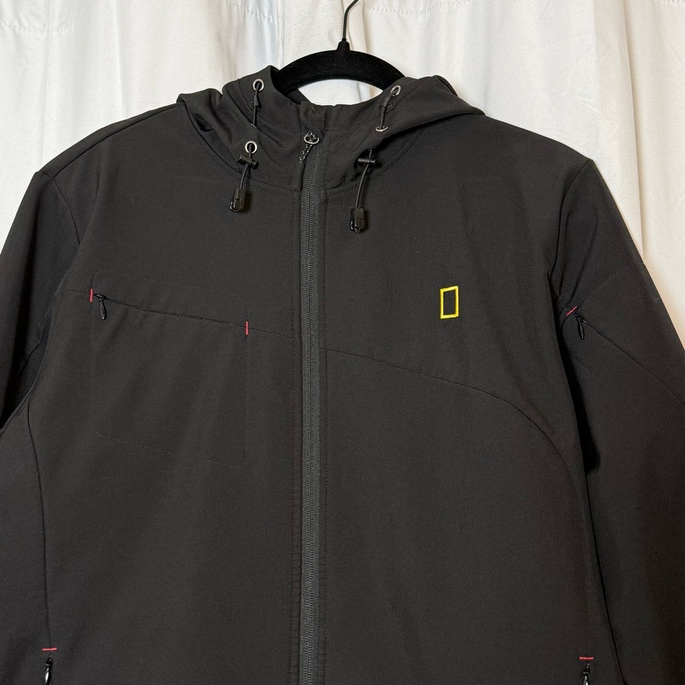 National Geographic Softshell Jacket Windproof Ho… - image 4